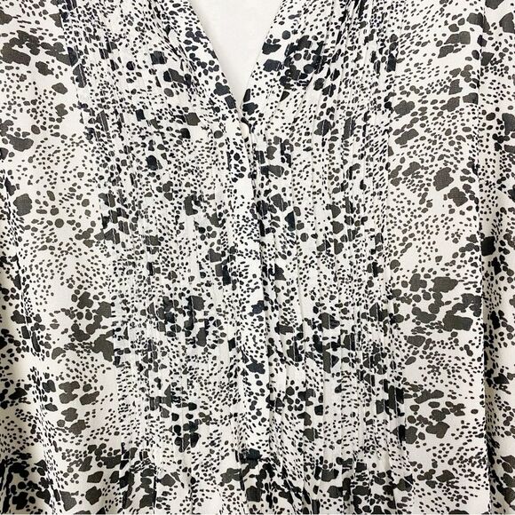 H&M | Black & White Patterned Mini Dress Size XS - Picture 13 of 15